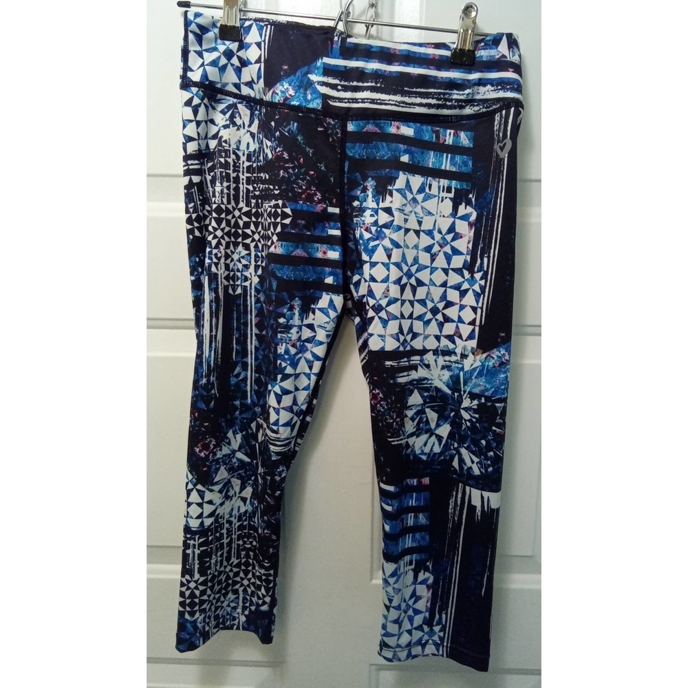 Sho Active Women’s 3/4 Leggings Size Med Multicolor Pattern